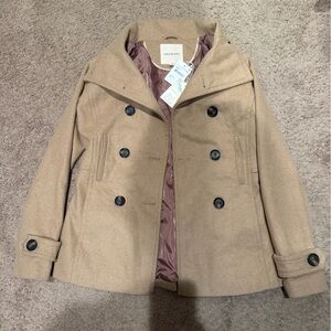Thread & Supply Tan Pea Coat